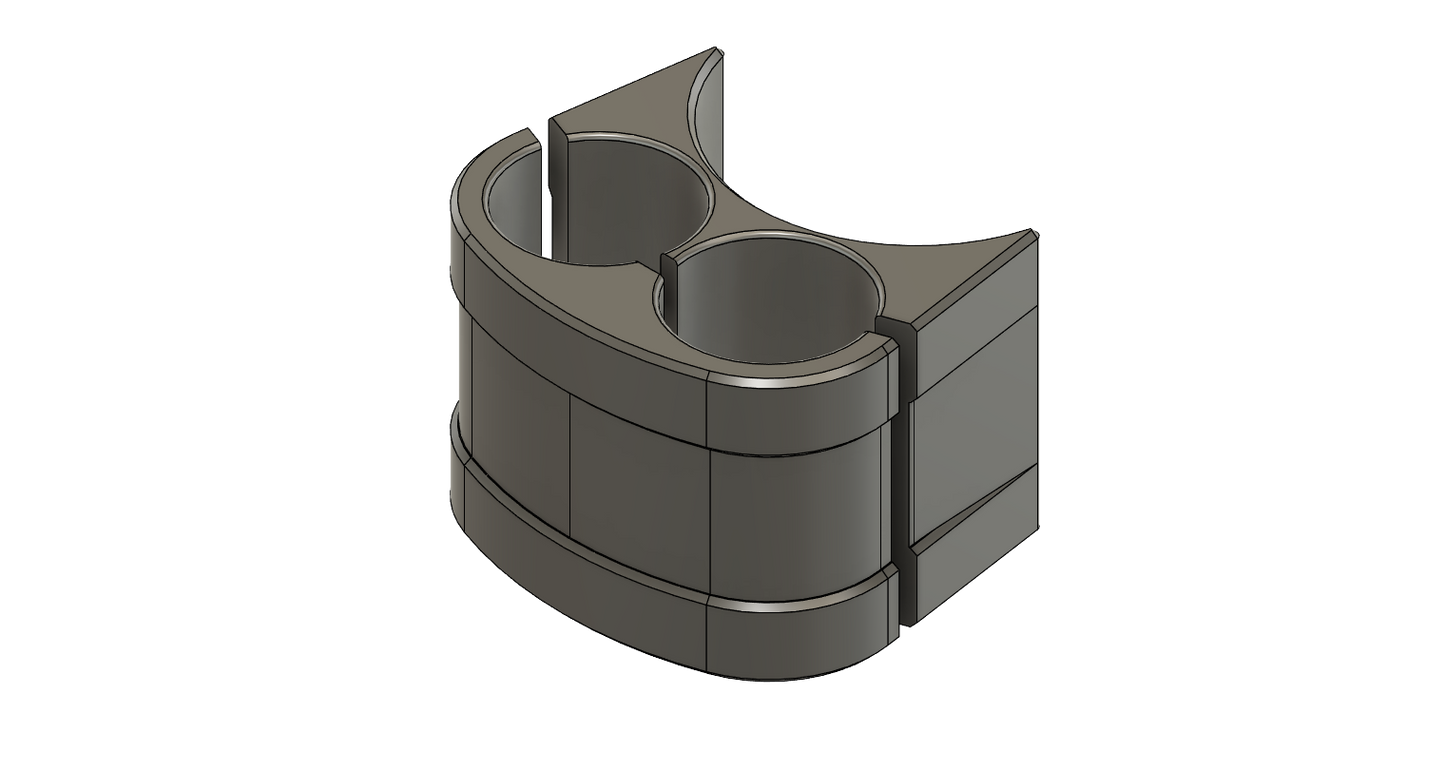 HoseMaster Dual Tubing Mount Kit